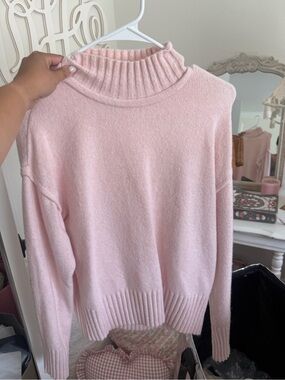 Soft Pink Women's Turtleneck Sweater Macy’s